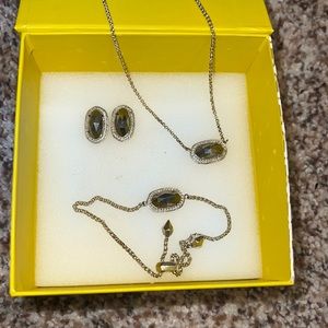 KENDRA SCOTT matching bracelet, earrings and necklace